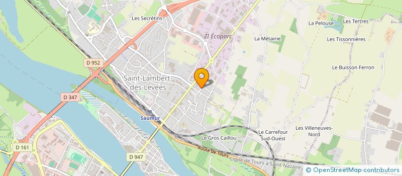 localisation de l'entreprise MADAME LUDIVINE BIGOT  SAUMUR