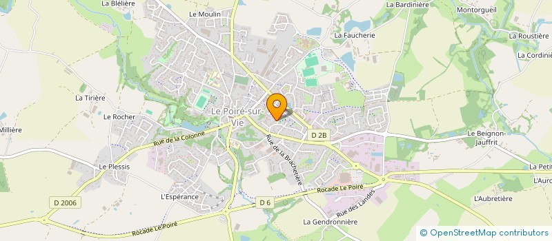 localisation de l'entreprise MADAME LUDIVINE BILLAUD à LE POIRE-SUR-VIE