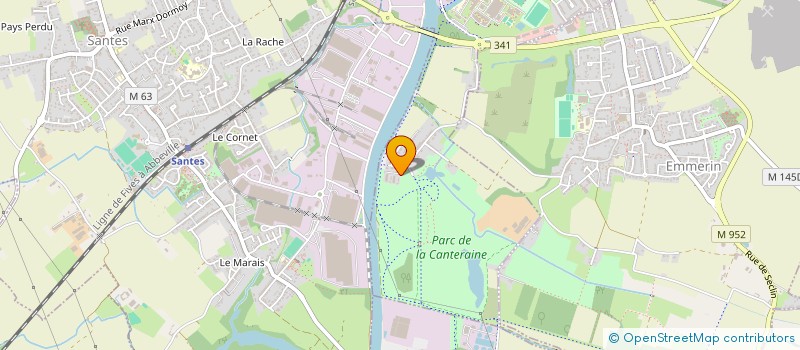 localisation de l'entreprise MADAME LUDIVINE BILLOIR  HAUBOURDIN