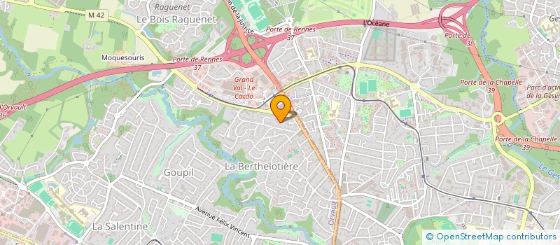 localisation de l'entreprise MADAME LUDIVINE BILLON à ORVAULT