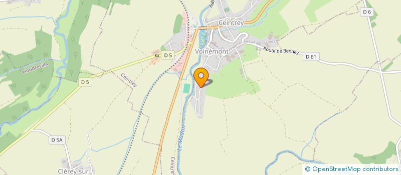 localisation de l'entreprise MADAME LUDIVINE BLUM  VOINEMONT