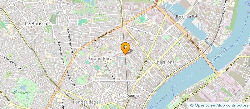 localisation de l'entreprise MADAME LUDIVINE BOCHET  BORDEAUX