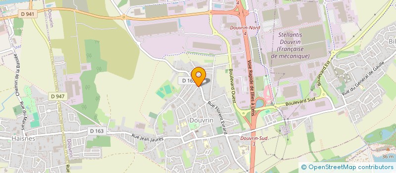 localisation de l'entreprise MADAME LUDIVINE BOIDIN à DOUVRIN