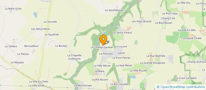 localisation de l'entreprise MADAME LUDIVINE BOIVIN  PLUDUNO