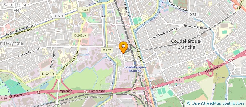 localisation de l'entreprise MADAME LUDIVINE BOLLENGIER à COUDEKERQUE-BRANCHE