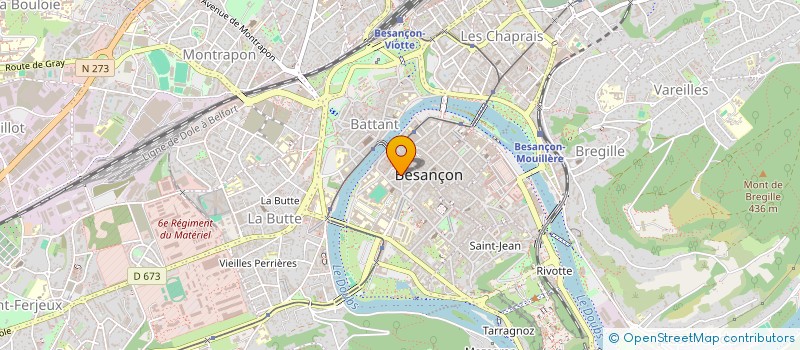 localisation de l'entreprise MADAME LUDIVINE BONNET à BESANCON