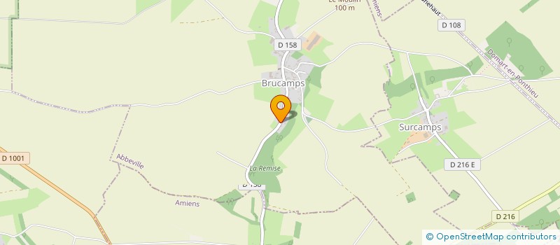 localisation de l'entreprise MADAME LUDIVINE BORDEUX  BRUCAMPS