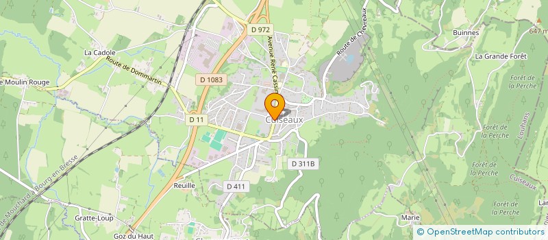 localisation de l'entreprise MADAME LUDIVINE BORGES à CUISEAUX