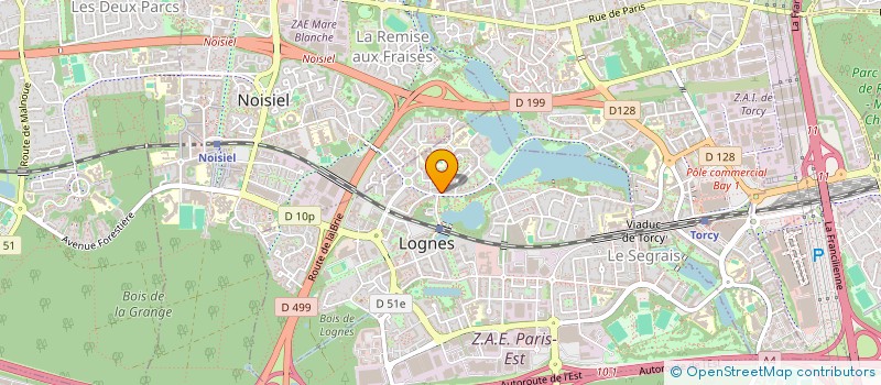 localisation de l'entreprise MADAME LUDIVINE BORGES à LOGNES