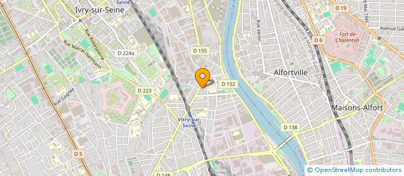 localisation de l'entreprise MADAME LUDIVINE BOUNAMY à VITRY-SUR-SEINE