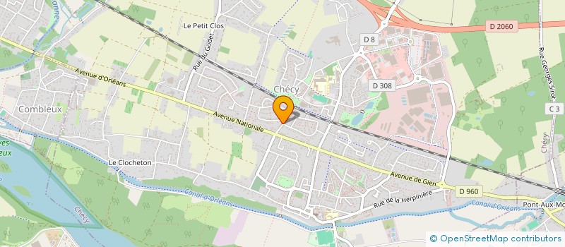 localisation de l'entreprise MADAME LUDIVINE BOURGEOIS  CHECY