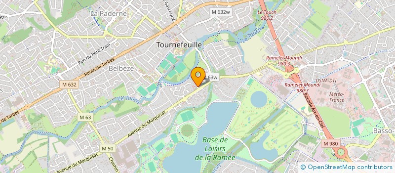 localisation de l'entreprise MADAME LUDIVINE BOUX à TOURNEFEUILLE