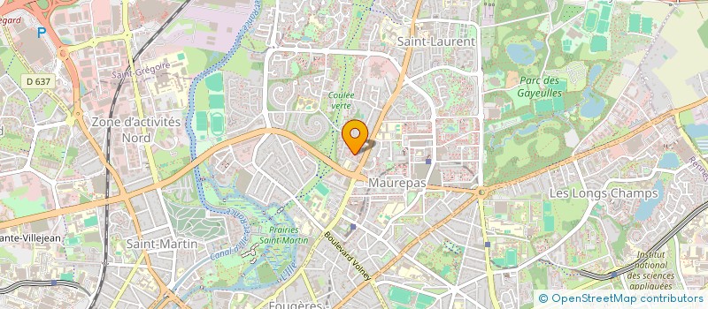 localisation de l'entreprise MADAME LUDIVINE BRIAND  RENNES