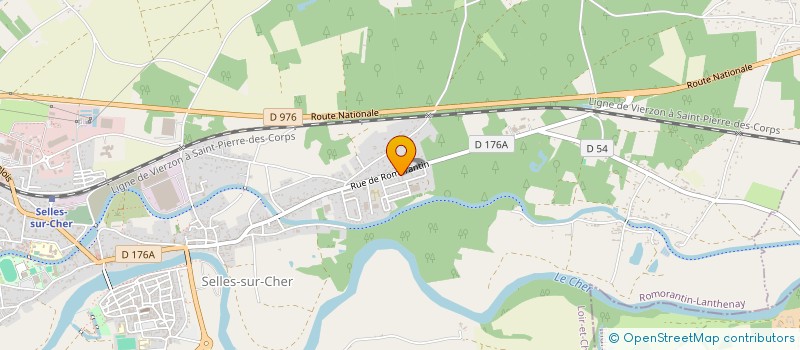 localisation de l'entreprise MADAME LUDIVINE BROVADAN  SELLES-SUR-CHER