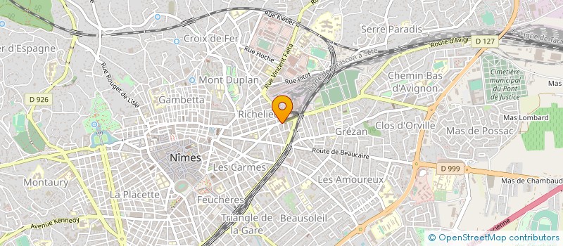 localisation de l'entreprise MADAME LUDIVINE BRUNEL  NIMES