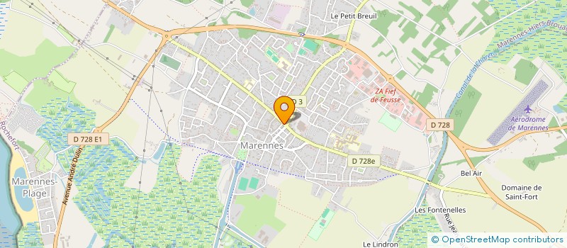 localisation de l'entreprise MADAME LUDIVINE BRUNET  MARENNES-HIERS-BROUAGE