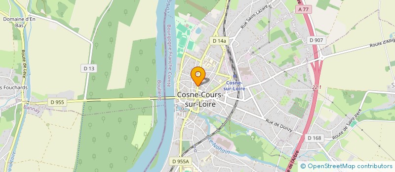 localisation de l'entreprise MADAME LUDIVINE BUFFET à COSNE-COURS-SUR-LOIRE