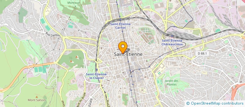 localisation de l'entreprise MADAME LUDIVINE BUISSON  SAINT-ETIENNE