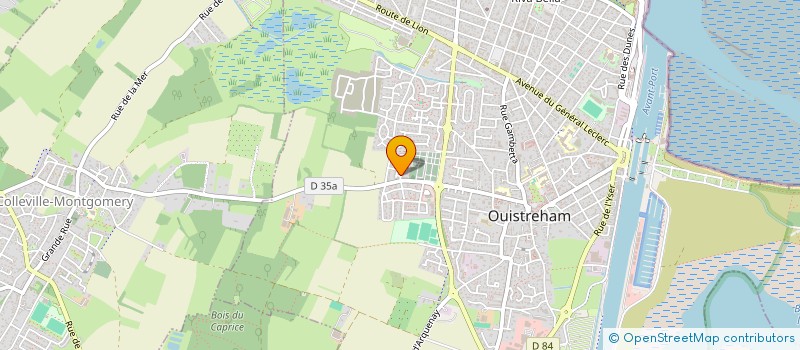 localisation de l'entreprise MADAME LUDIVINE BUQUET  OUISTREHAM