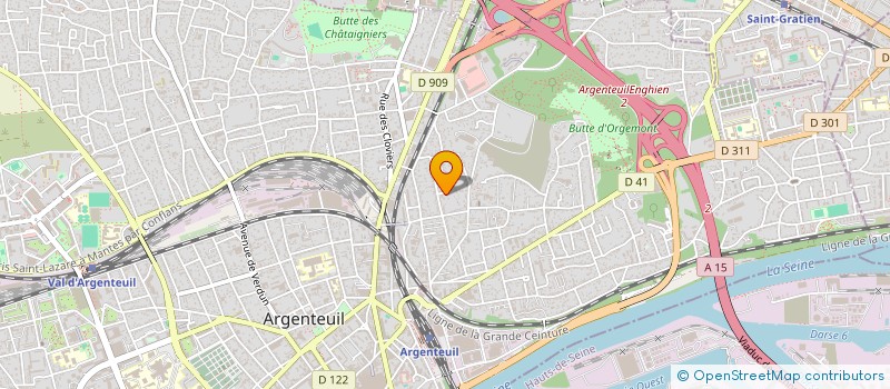 localisation de l'entreprise MADAME LUDIVINE CAILLARD à ARGENTEUIL
