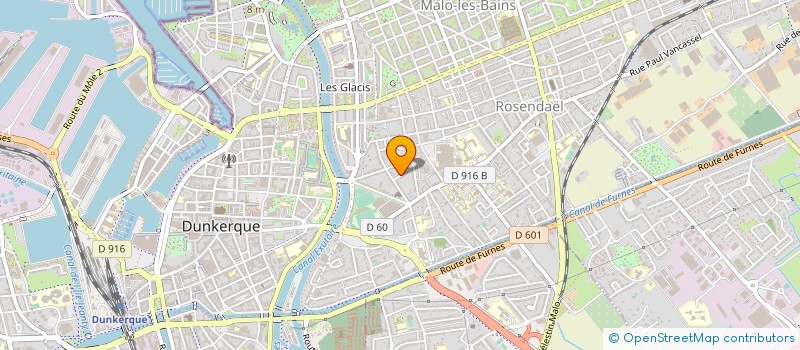 localisation de l'entreprise MADAME LUDIVINE CAILLE à DUNKERQUE