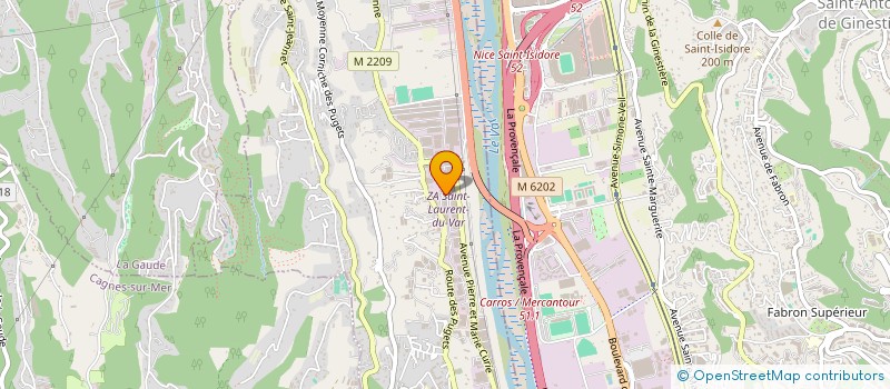 localisation de l'entreprise MADAME LUDIVINE CAJUS à SAINT-LAURENT-DU-VAR