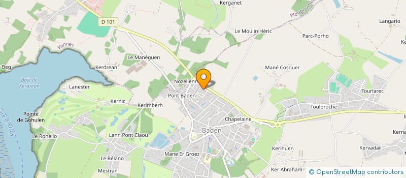 localisation de l'entreprise MADAME LUDIVINE CALABRESSE  BADEN