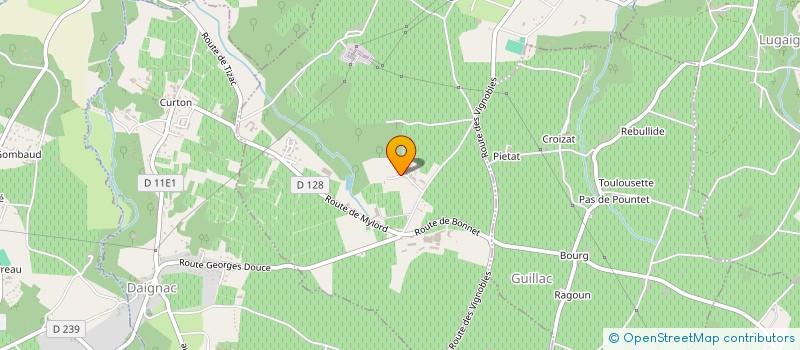 localisation de l'entreprise MADAME LUDIVINE CALLEWAERT à GREZILLAC