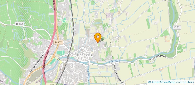 localisation de l'entreprise MADAME LUDIVINE CANTERO  BEDARRIDES