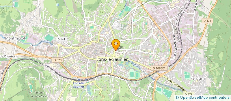 localisation de l'entreprise MADAME LUDIVINE CARD  LONS-LE-SAUNIER