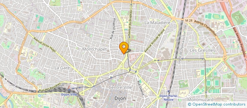 localisation de l'entreprise MADAME LUDIVINE CARMINATI  DIJON