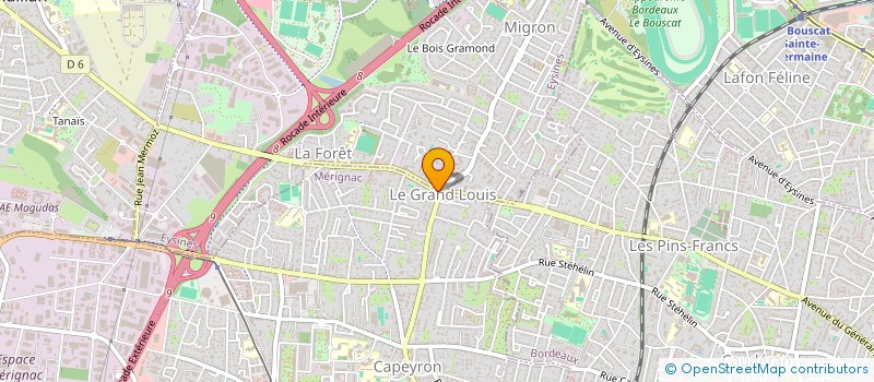 localisation de l'entreprise MADAME LUDIVINE CARPENTIER  MERIGNAC