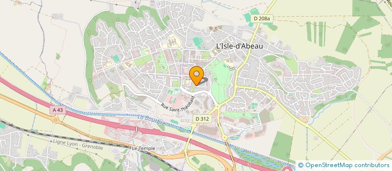 localisation de l'entreprise MADAME LUDIVINE CASEMODE  L'ISLE-D'ABEAU