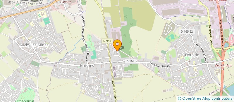 localisation de l'entreprise MADAME LUDIVINE CASTEL  DOUVRIN