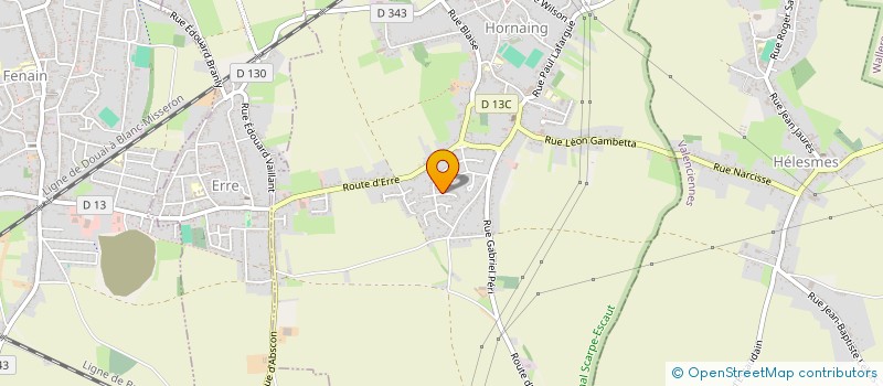 localisation de l'entreprise MADAME LUDIVINE CASTELAIN à HORNAING
