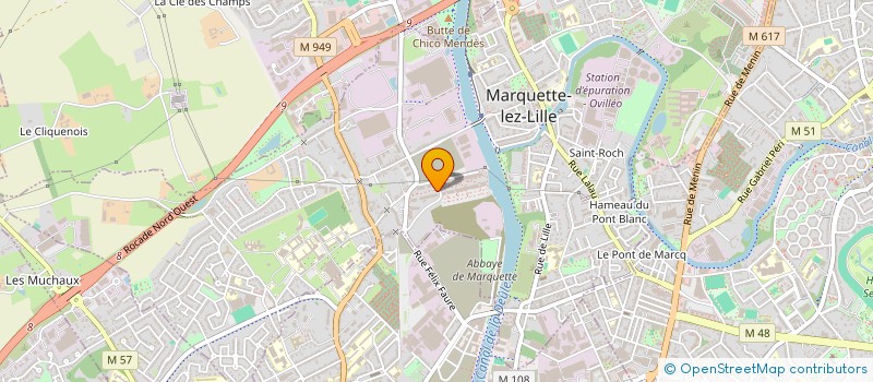 localisation de l'entreprise MADAME LUDIVINE CATEL  MARQUETTE-LEZ-LILLE