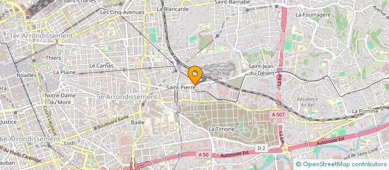 localisation de l'entreprise MADAME LUDIVINE CHAMPON-VACHOT à MARSEILLE