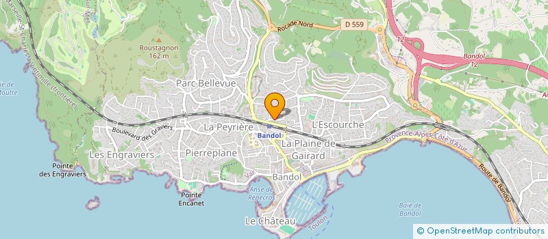 localisation de l'entreprise MADAME LUDIVINE CHAN à BANDOL