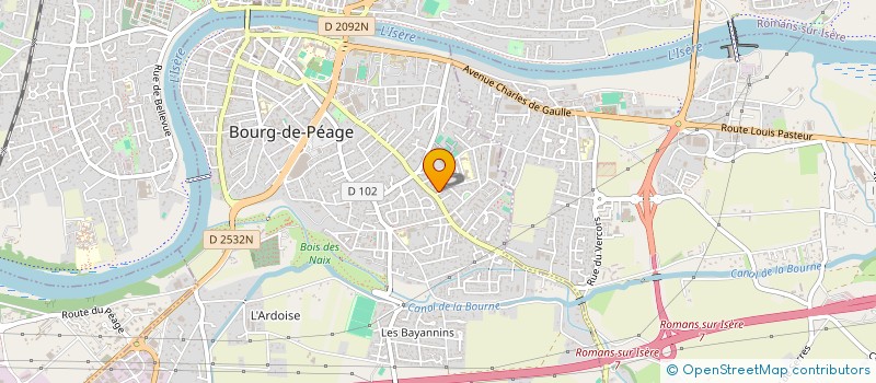 localisation de l'entreprise MADAME LUDIVINE CHAPIGNAC  BOURG-DE-PEAGE