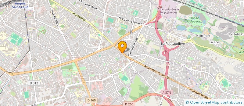 localisation de l'entreprise MADAME LUDIVINE CHARRIER à ANGERS