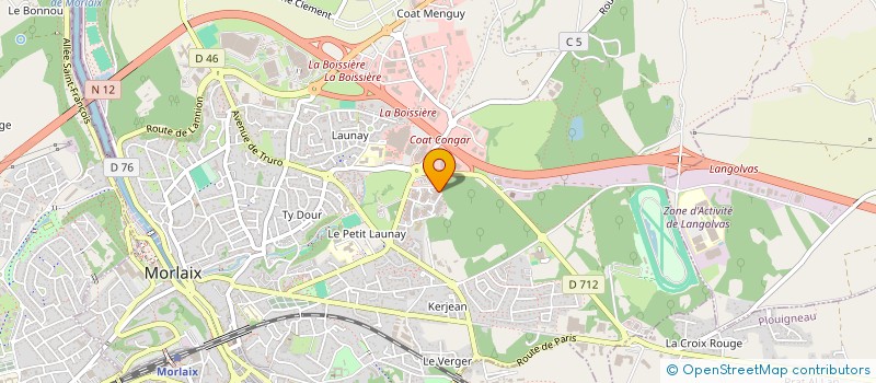 localisation de l'entreprise MADAME LUDIVINE CHAUVEL  MORLAIX