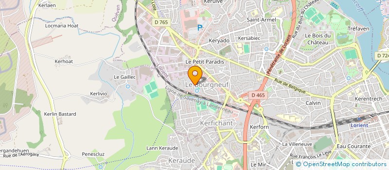 localisation de l'entreprise MADAME LUDIVINE CHAUVIN à LORIENT