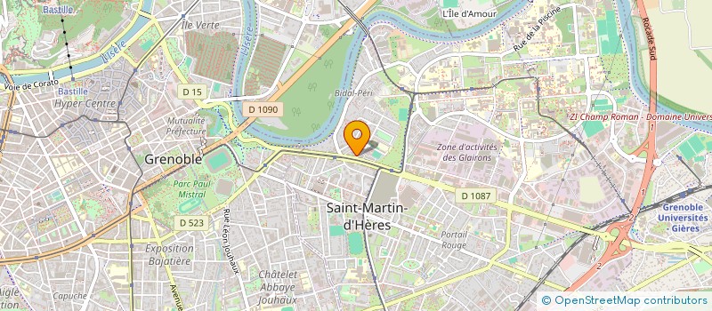 localisation de l'entreprise MADAME LUDIVINE CHAZE à SAINT-MARTIN-D'HERES