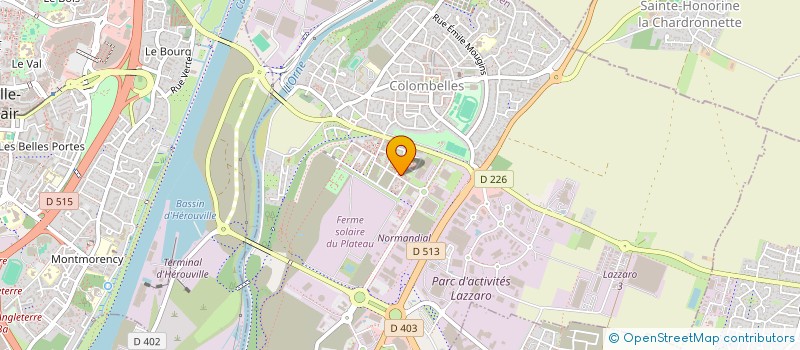 localisation de l'entreprise MADAME LUDIVINE CHESIMAR  COLOMBELLES