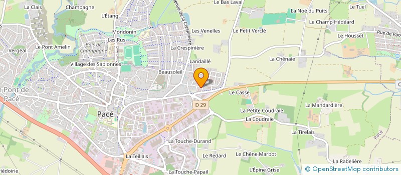 localisation de l'entreprise MADAME LUDIVINE CHEVALIER à PACE