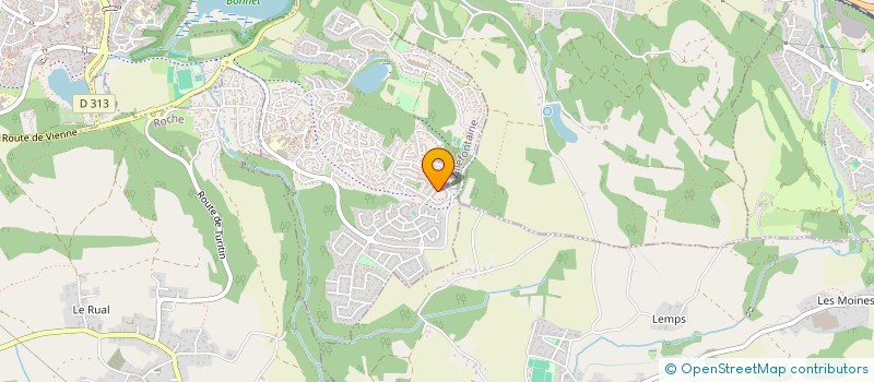 localisation de l'entreprise MADAME LUDIVINE CLAIR  VILLEFONTAINE