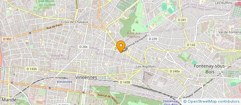 localisation de l'entreprise MADAME LUDIVINE CLEVENOT à FONTENAY-SOUS-BOIS