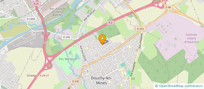 localisation de l'entreprise MADAME LUDIVINE COLLEDARA à DOUCHY-LES-MINES