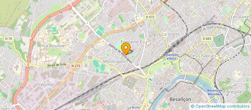 localisation de l'entreprise MADAME LUDIVINE COLNOT à BESANCON