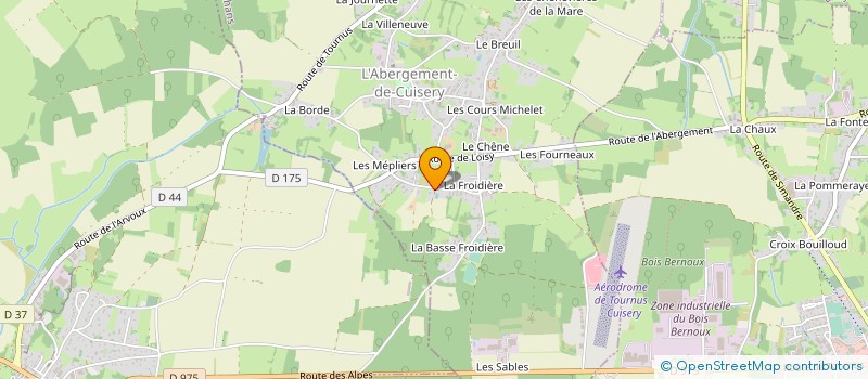 localisation de l'entreprise MADAME LUDIVINE CORLIN  L'ABERGEMENT-DE-CUISERY